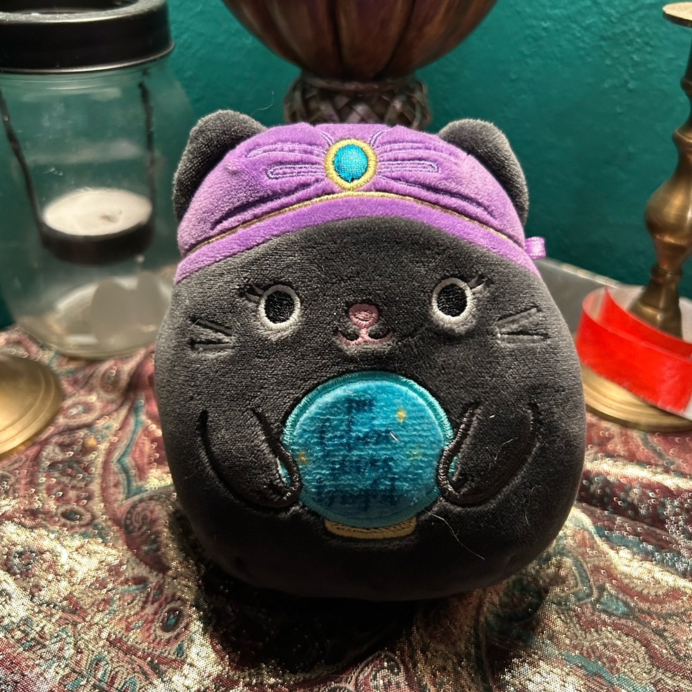 Bly the Psychic Black Cat Squish mallow